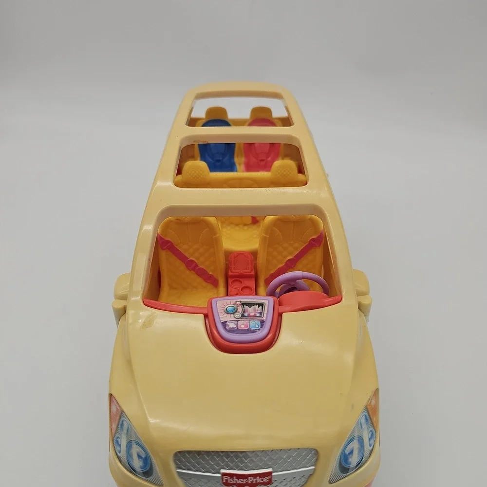 Fisher Price Loving Family Car SUV Minivan By Matel With Seats Music Works 2014
